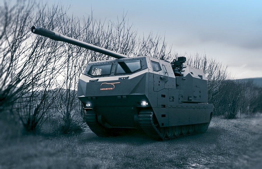 General Dynamics European Land Systems unveils new tracked artillery system: NEMESIS